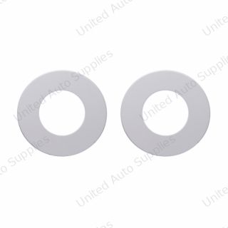 Peterbilt Stainless Tractor/Trailer Air Valve Trim (Card of 2)