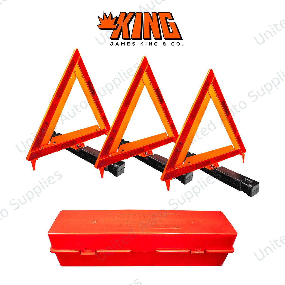 Emergency Warning Triangle Kit (3-Pack)