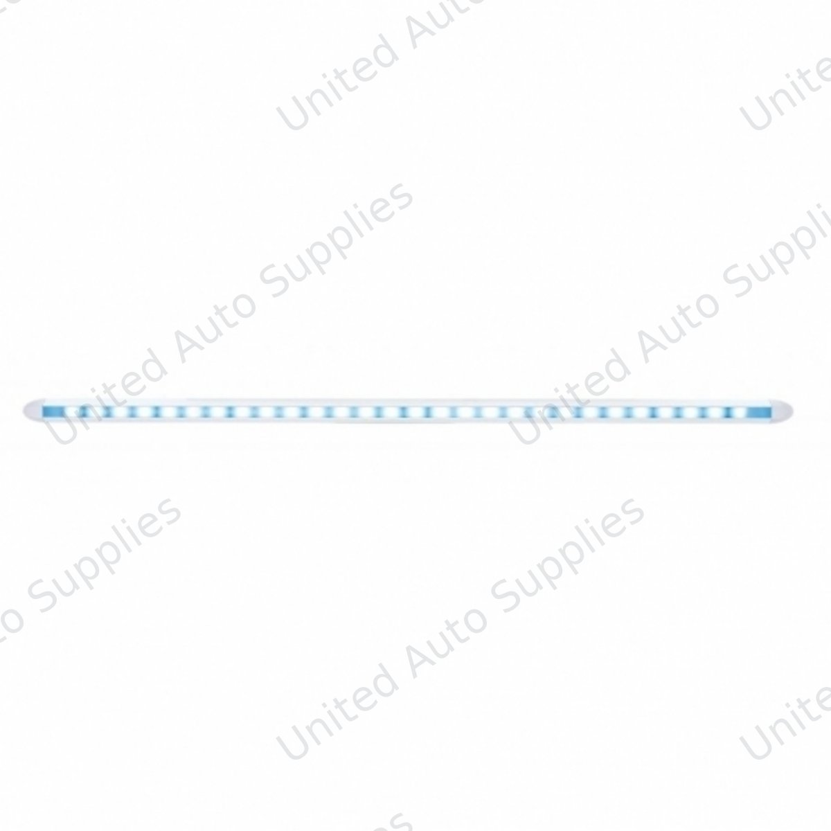 28 LED 12" Slim Light Bar - Blue LED/Clear Lens