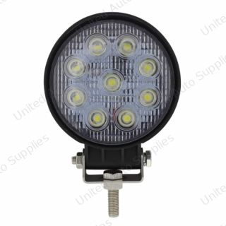 9 High Power LED Round Work Light - Spot