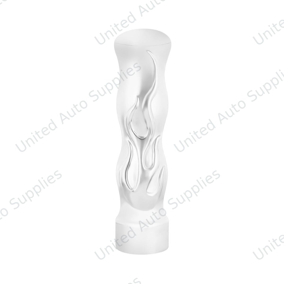 1/2"-13 Thread On Flame Gearshift Knob - Chrome