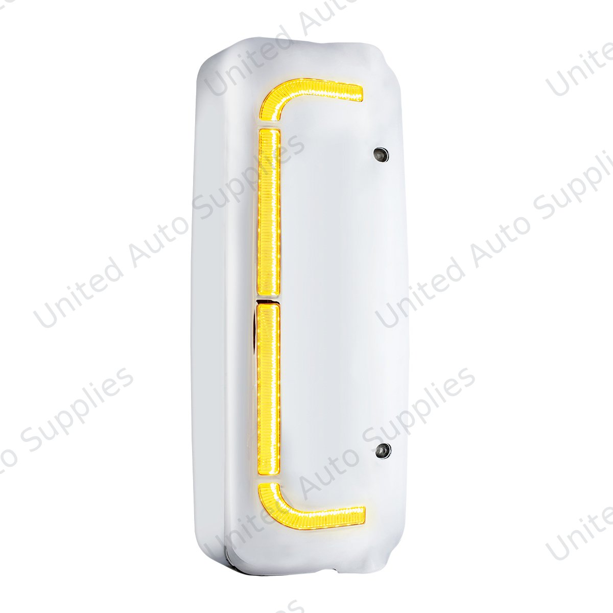 48 LED Chrome Mirror Cover With Sequential LED For FL Century (2005-2010) & Columbia (2005-2020) - Passenger