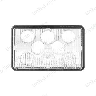 ULTRALIT - 8 High Power LED 4" X 6" Headlight - Low Beam