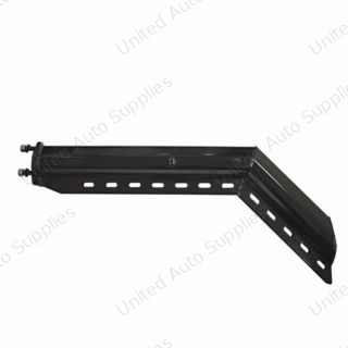 30" Black 45-Degree Angled Heavy Duty Mud Flap Hangers - 1-1/8" Bolt Pattern (Pair)
