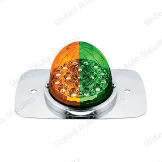 304 SS Turn Signal Light Kit W/ 17 LED Double Fury Watermelon For 2008-2017 FL Cascadia-Amber & Green LED