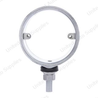 Chrome Die-Cast 3" Double Face Light Housing Only for LED (Bulk)