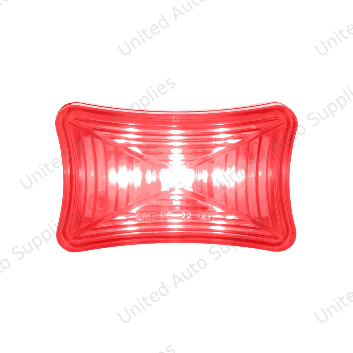 3 LED Rectangular Clearance/Marker Light-Red LED/Red Lens