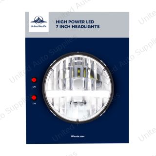 United Pacific 7" LED Headlight Display - 31459