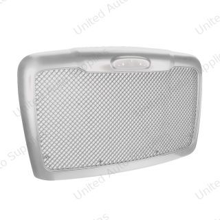 Mesh Chrome Grille With Bug Screen & Logo Mount For 2008-2017 Freightliner Cascadia