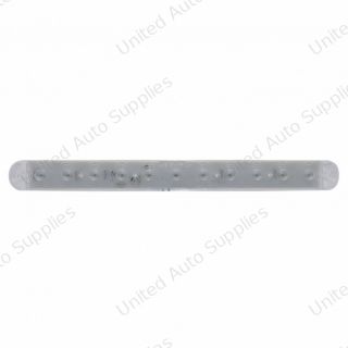 11 LED 15" Turn Signal Light Bar - Amber LED/Clear Lens (Bulk)