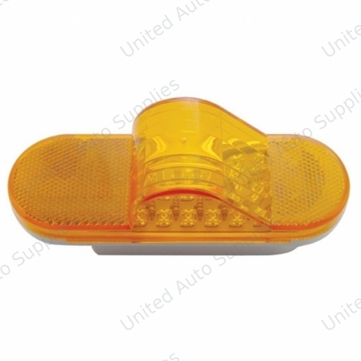 18 LED Mid-Trailer Turn Signal Light - Amber LED/Amber Lens