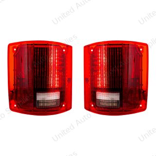 56 LED Sequential Tail Light Set Without Trim For 1973-1987 Chevy & GMC Truck (Pair)