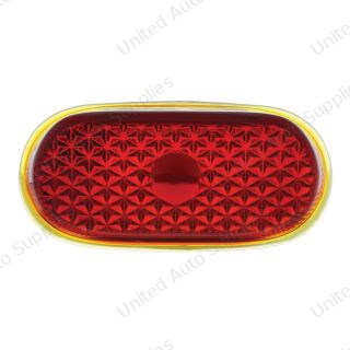 Glass Tail Light Lens For 1940 Chevy Passenger Car