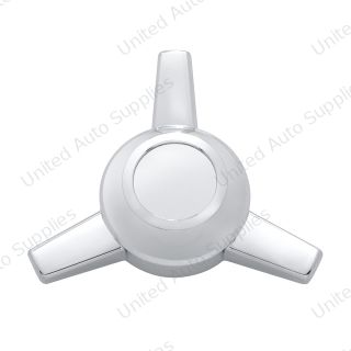 Chrome Metal Die-Cast 3 Straight Bar Spinner Only