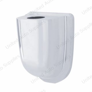 Chrome Plastic Cab Mounted Antenna Cover For PB 587 (2012-2021) And FL Cascadia (2011 & Older)
