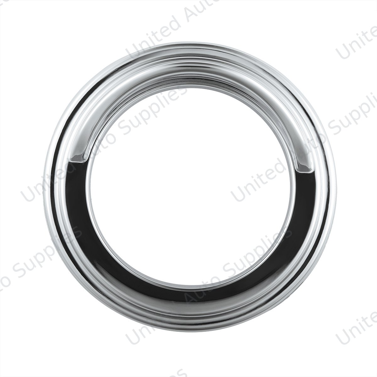 Chrome Small Gauge Cover With Visor For Freightliner