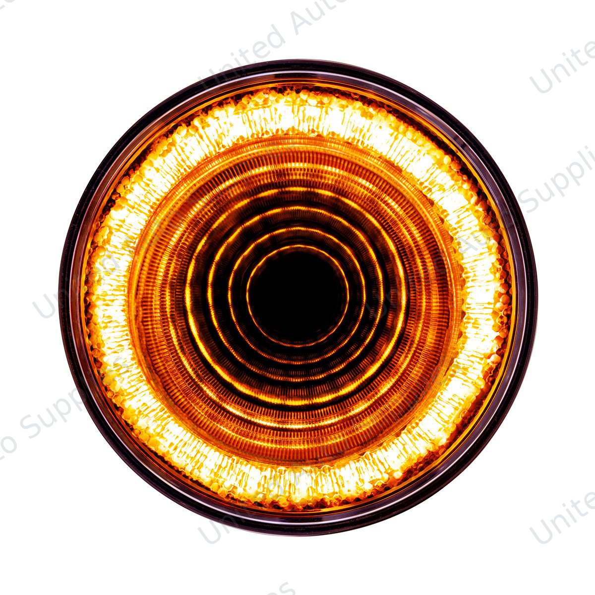Mirage 24 LED 4" Round Turn Signal Light - Amber LED/Clear Lens
