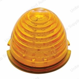 17 LED Beehive Cab Light - Amber LED/Amber Lens (Bulk)