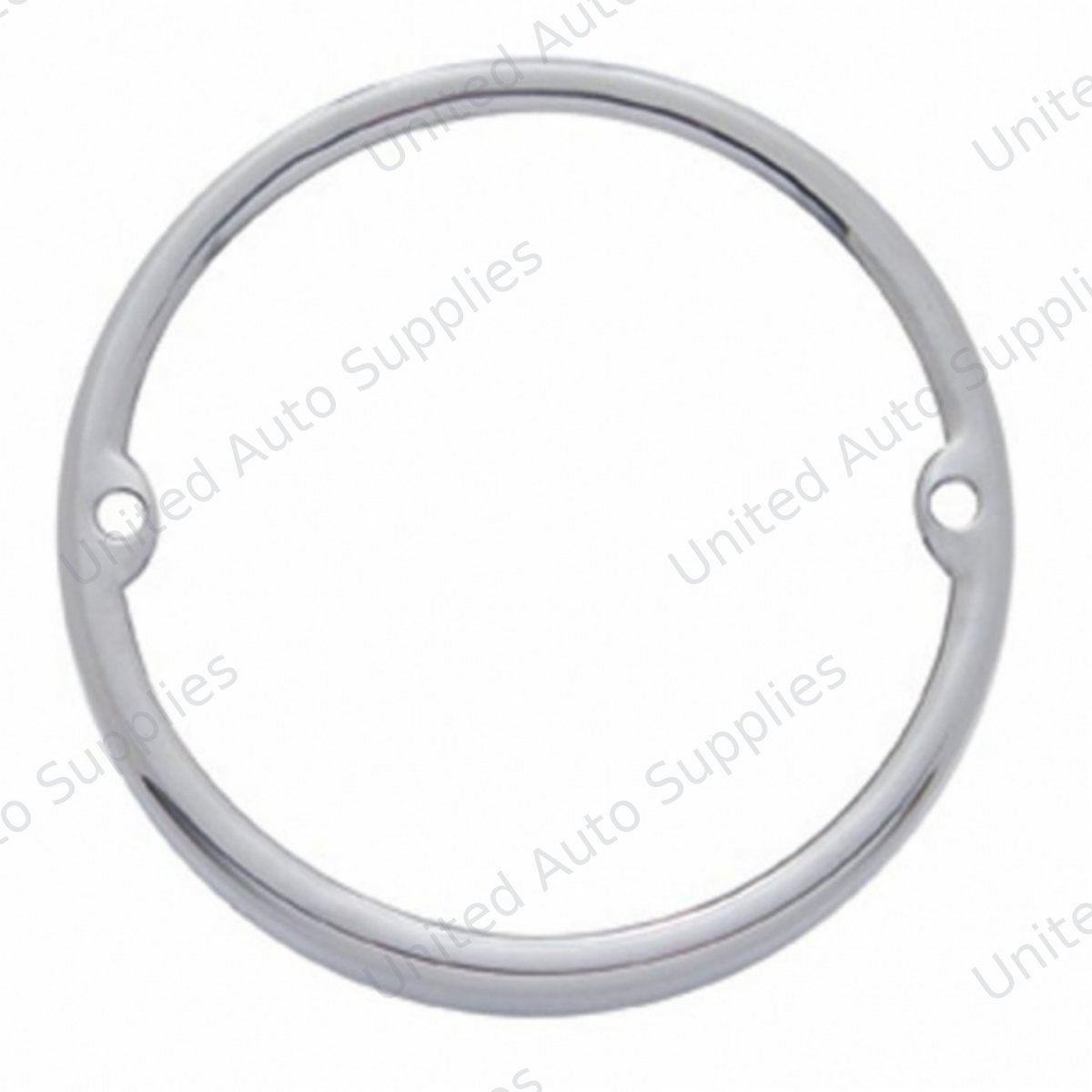 Stainless Round Cab Light Bezel