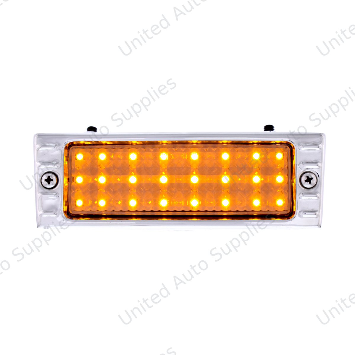 24 LED Parking Light Assembly With SS Bezel For 1947-53 Chevy Truck, Clear Lens