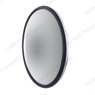 8-1/2" 430 Stainless Steel 320R Convex Mirror - Centered Mounting Stud