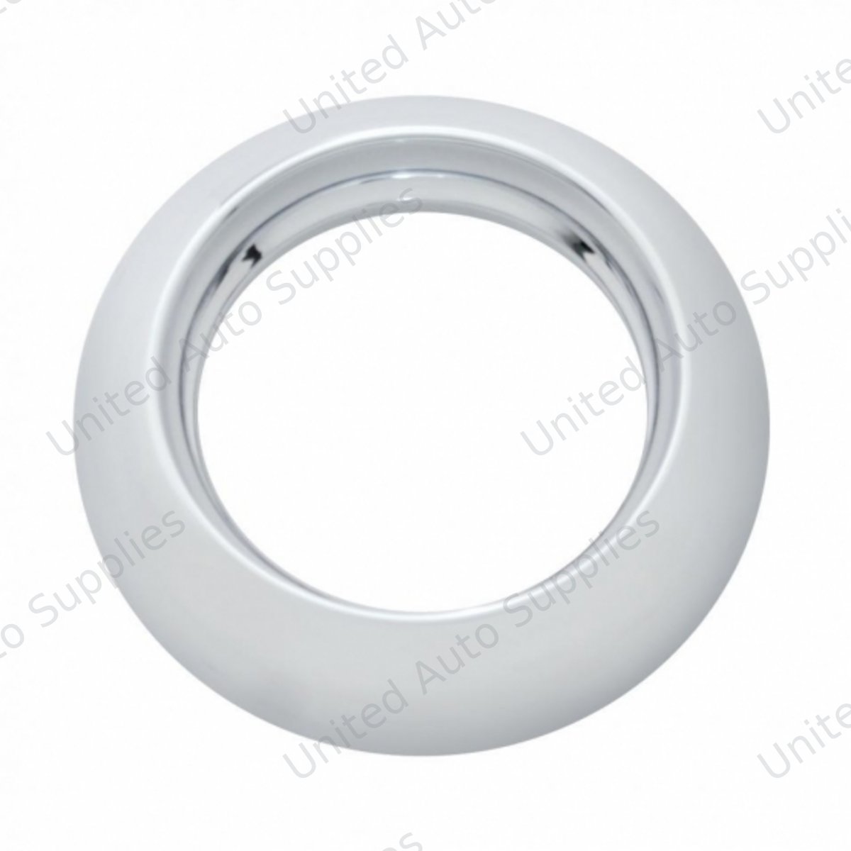 2" Chrome Twist-On Light Bezel - Vintage Design