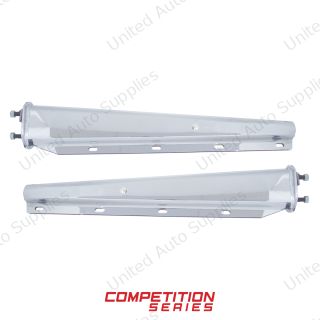 30" 430SS Heavy Duty Mud Flap Hangers - 2.5" Bolt Pattern - Competition Series (Pair)
