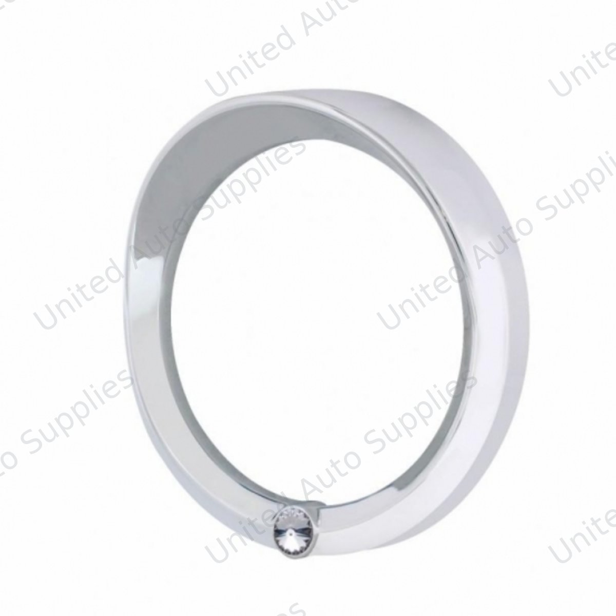Signature Series Speed/Tachometer Gauge Cover With Visor For 2006+ Peterbilt -Clear Crystal