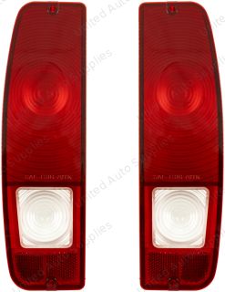 Bundle (2pcs): Tail Light Lens For 1967-1977 Ford Bronco-L/H; Tail Light Lens For 1967-1977 Ford Bronco-R/H