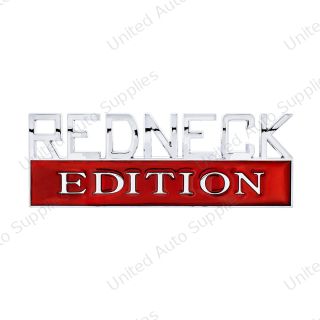 Chrome Die Cast "Redneck Edition" Accent Emblem