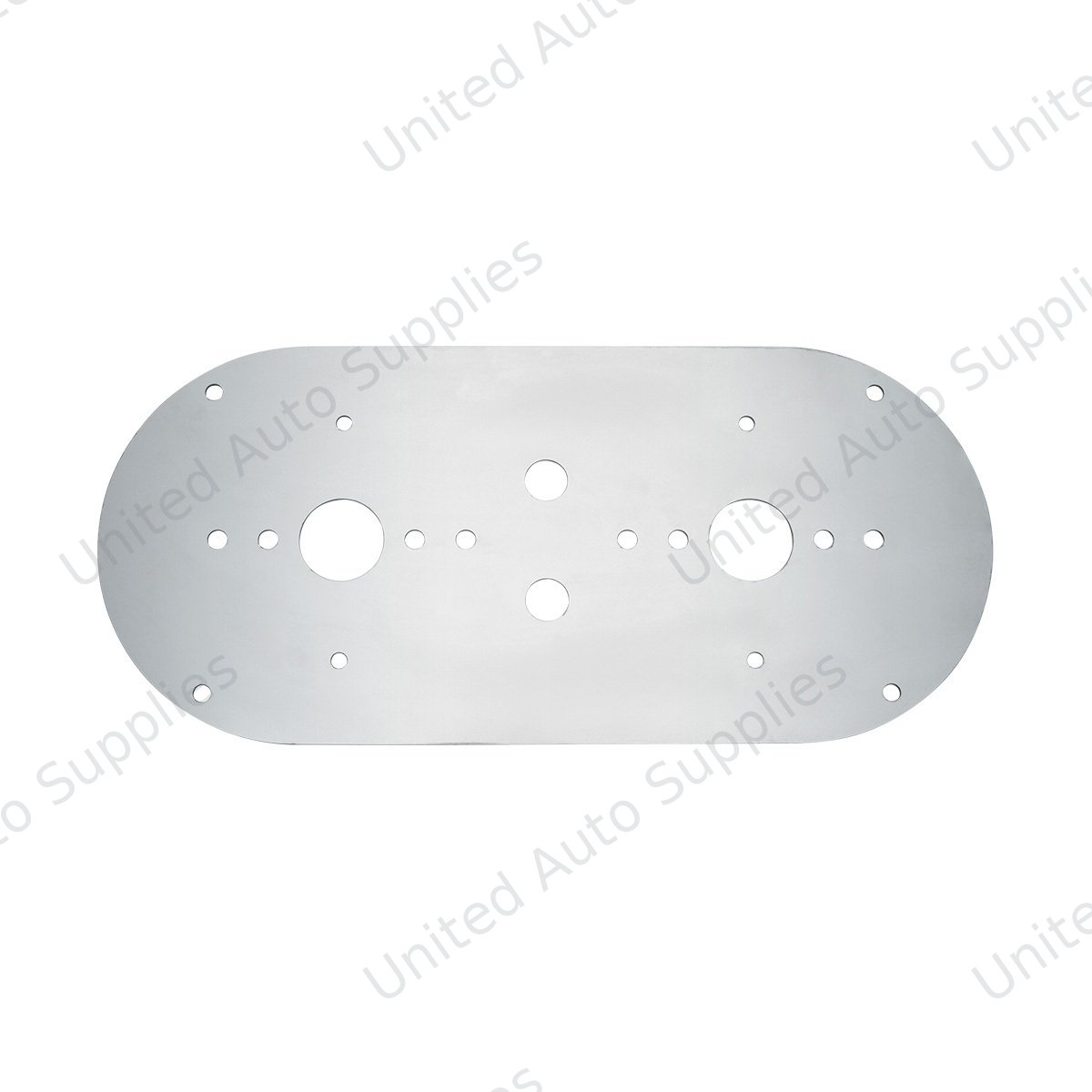 304 Stainless Steel Above Door Dome Light Plate For Kenworth & Peterbilt Trucks