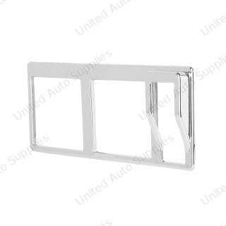 Chrome Plastic 7-Rocker Switch Bezel For 2013-2021 Peterbilt 579