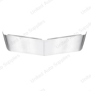 13" Stainless Drop Sunvisor For Petebilt 379, 385, 357