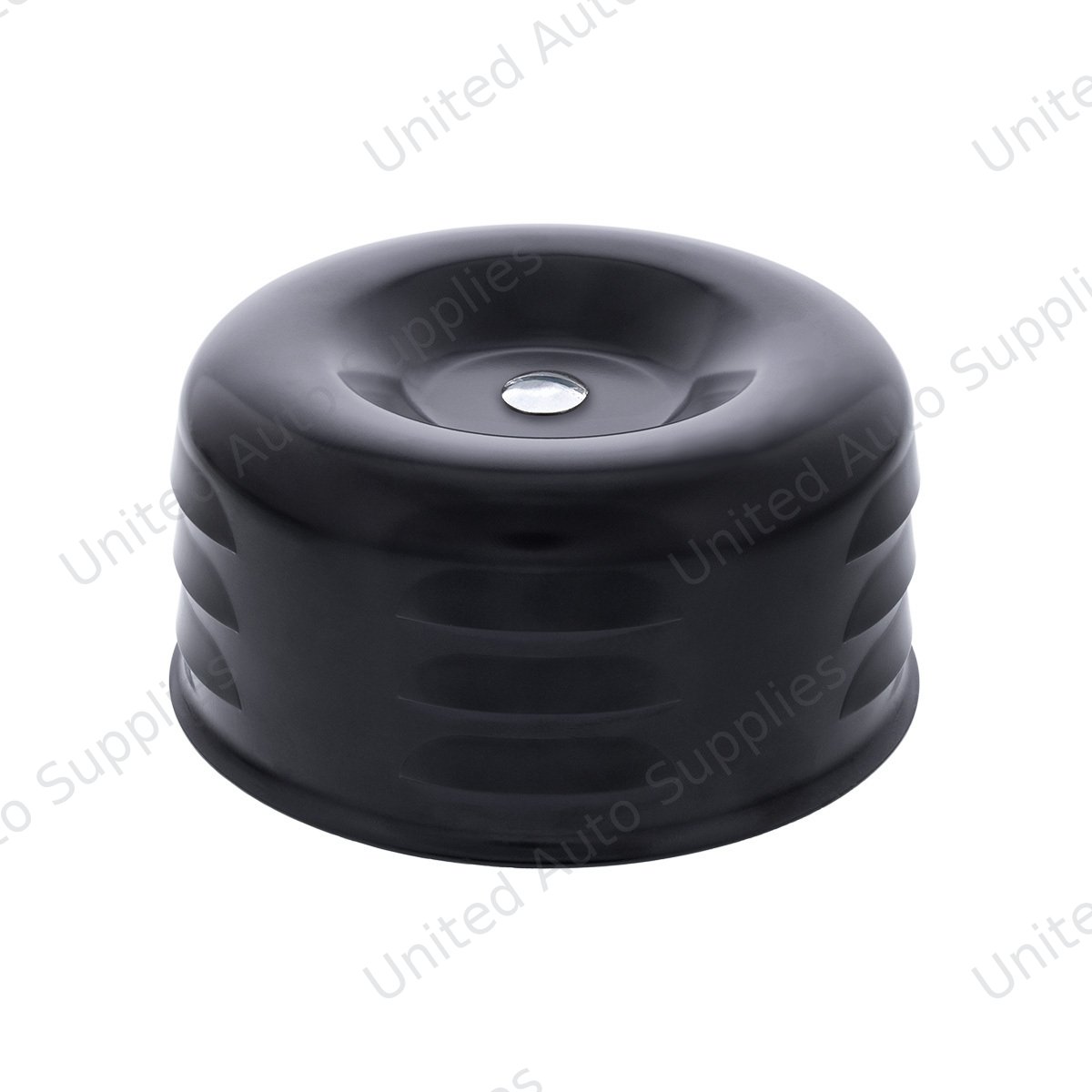 4" Round Louvered Air Cleaner For Carburetors With 2-5/8" Neck-Black
