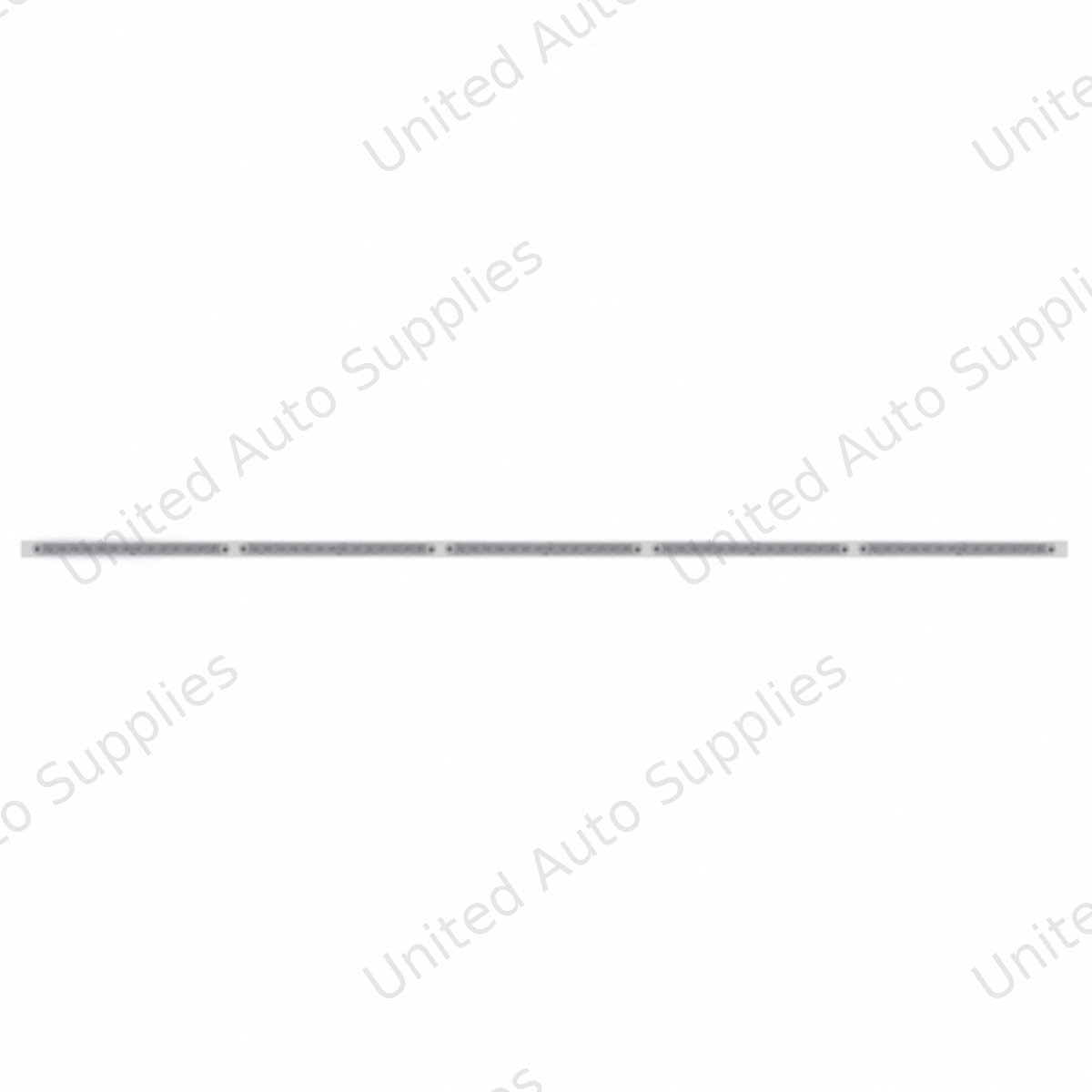 94" Stainless Steel Light Bracket With Five 23 SMD LED 17-1/4" Light Bar - Amber LED/Clear Lens