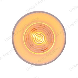 GloLight 9 LED 2.5" Round Clearance/Marker Light - Amber LED/Clear Lens