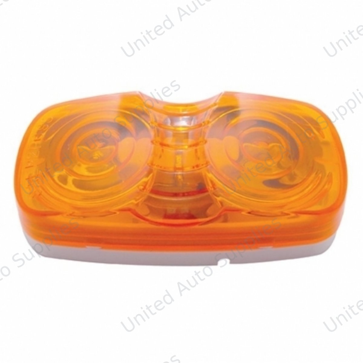 Tiger Eye Light (Clearance/Marker) With White Base - Amber Lens