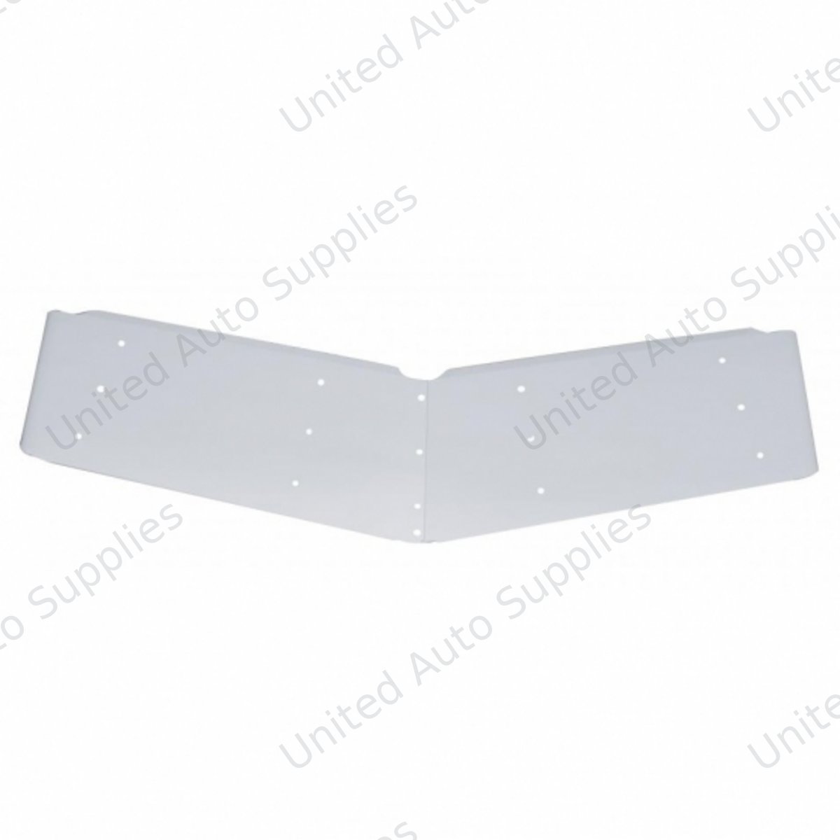 14" Stainless Ultra Cab Drop Sunvisor For 1997-2001 Peterbilt 379