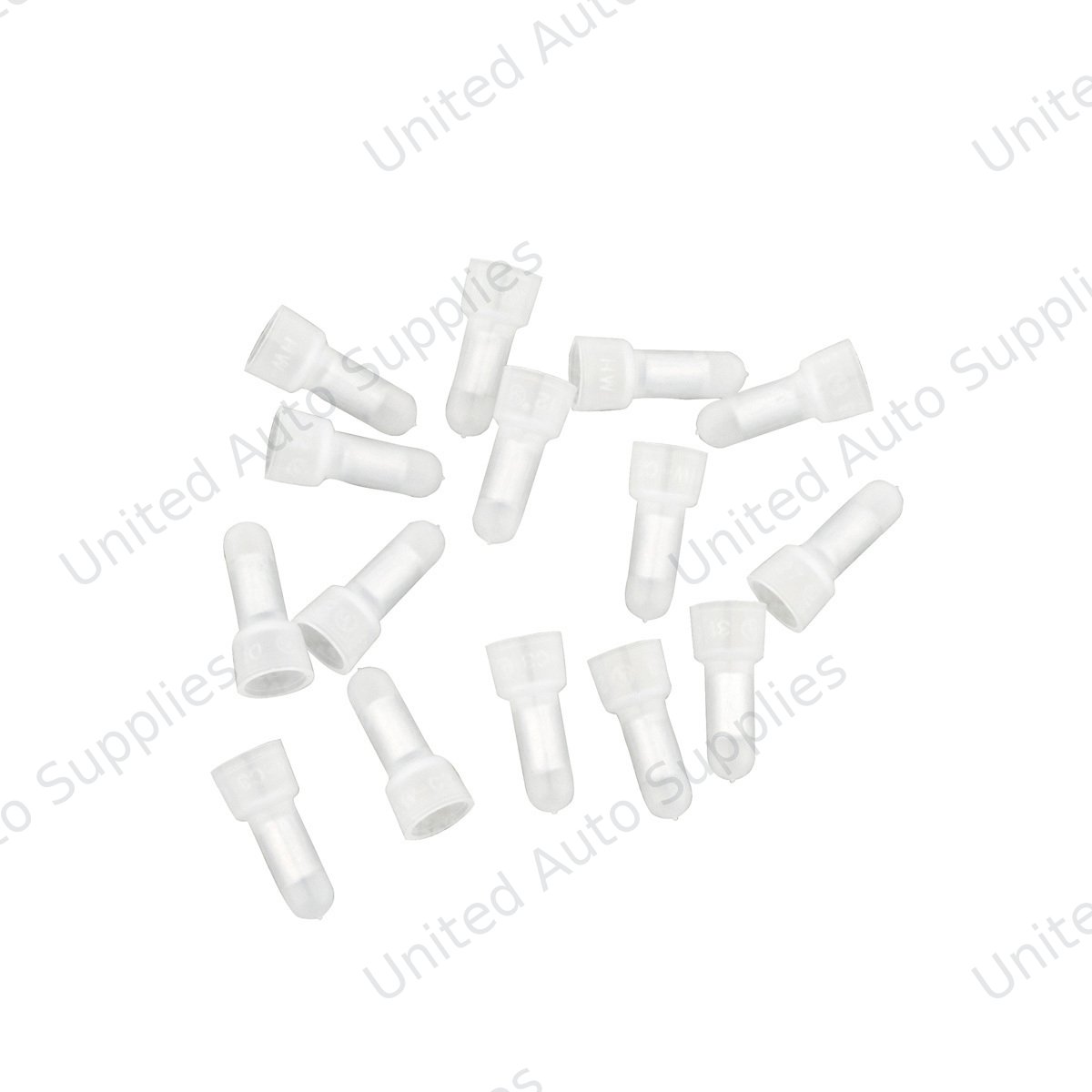 22-24 AWG Nylon Closed End Connector, 15 Pcs