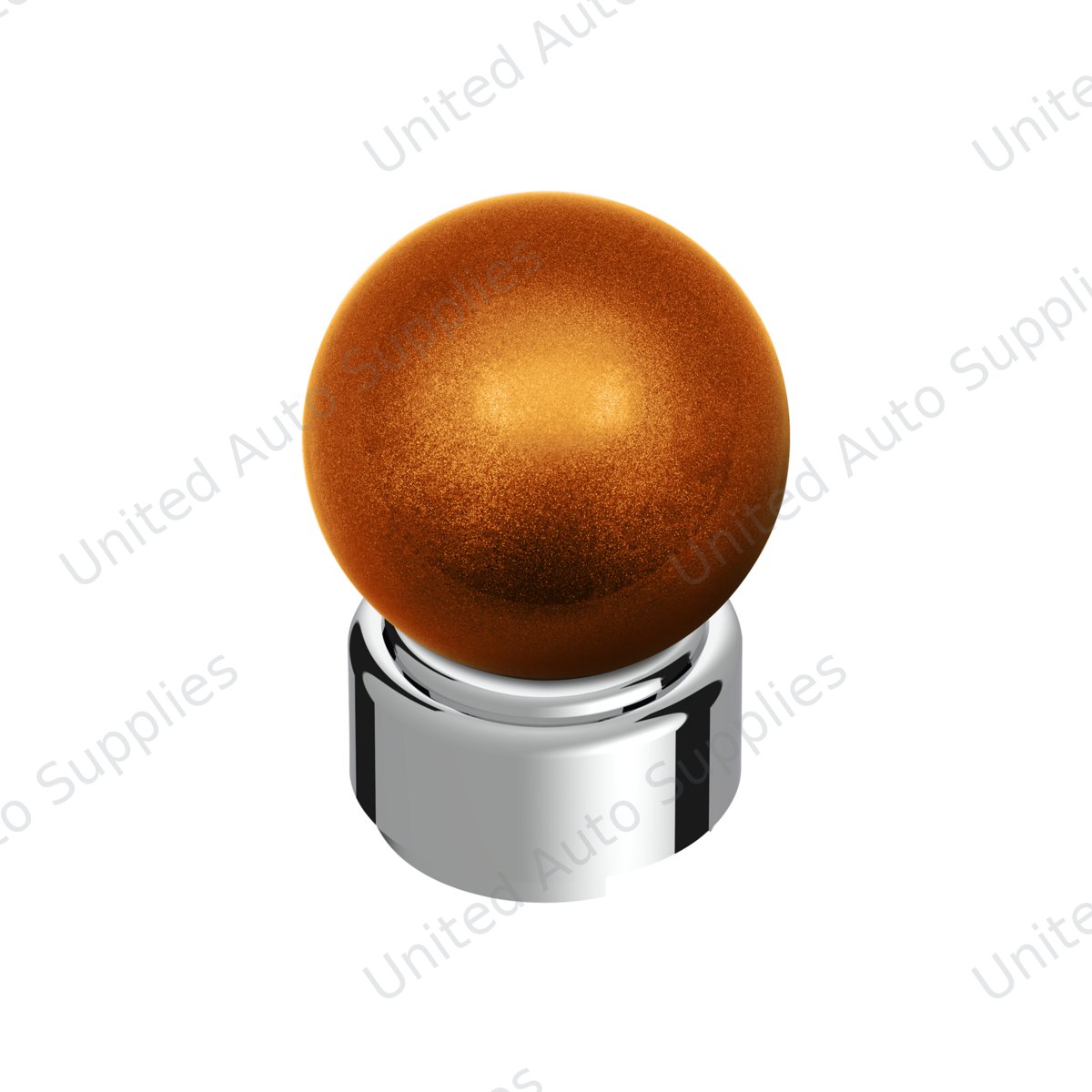 Thread-On Bristol Gearshift Knob with 9/10 Speed Adapter-Cadmium Orange