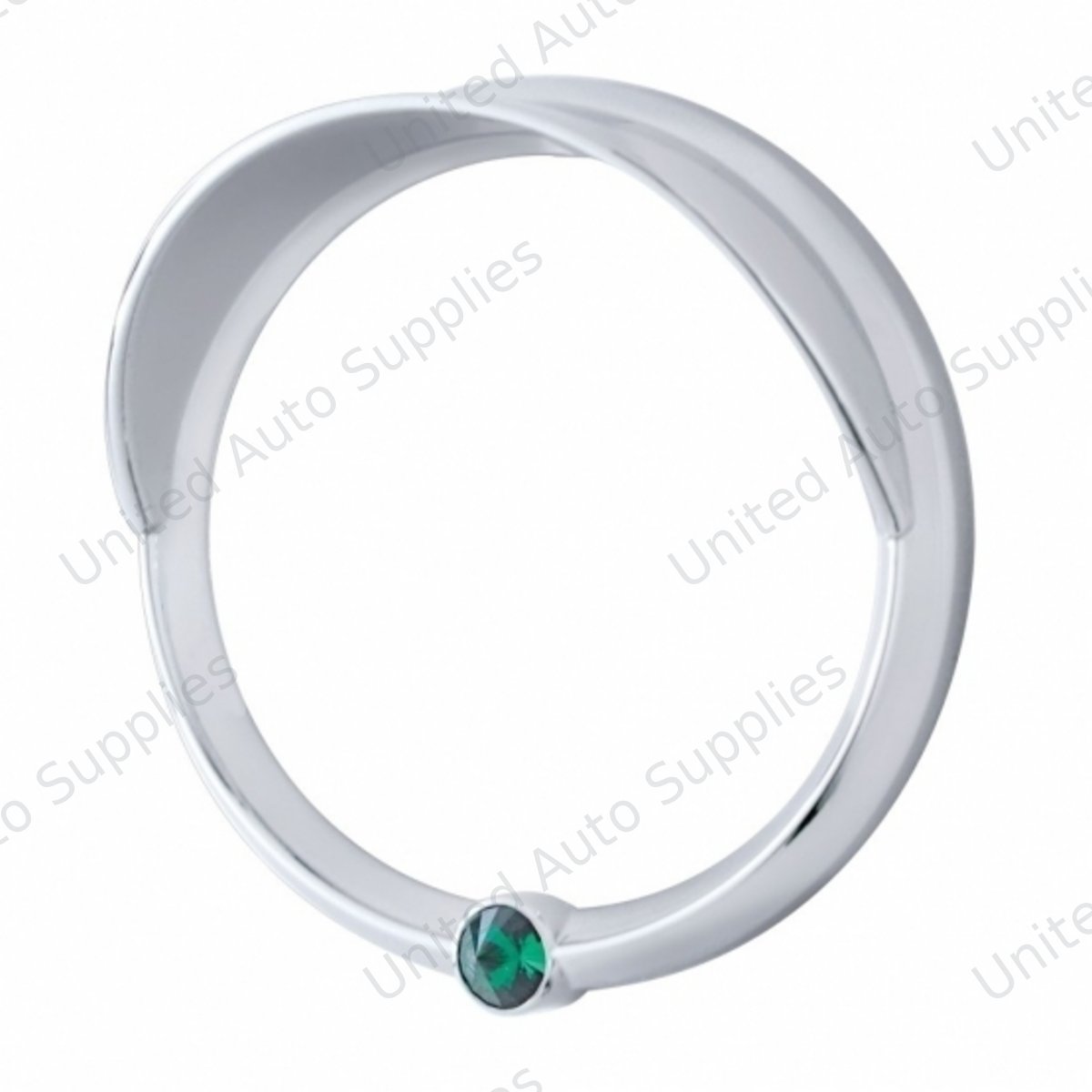 Signature Series Speed/Tachometer Gauge Cover With Visor For Freightliner -Green Crystal