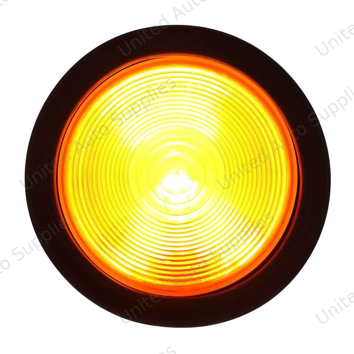 4" Round Dual Function Turn Signal Light Kit - Amber Lens