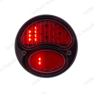 31 LED Sequential Tail Light Assembly With Black Housing & Rim For 1928-31 Ford Car - R/H