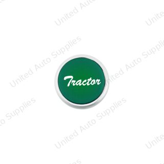 "Tractor" Deluxe Air Valve Knob - Green Glossy Sticker
