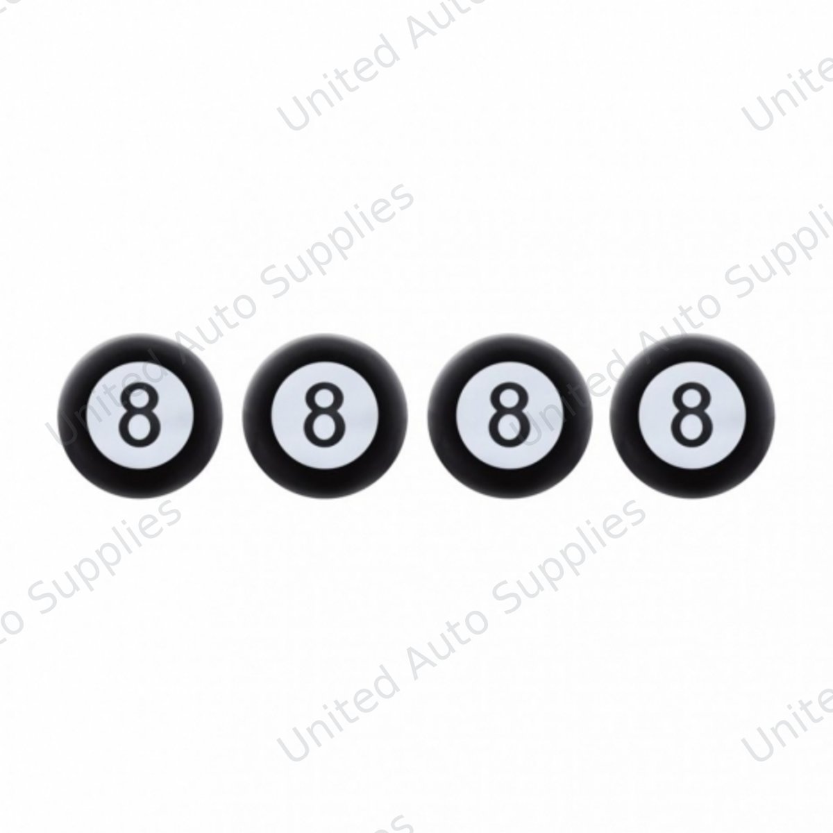 "8" Ball Tire Valve Caps (4-Pack)