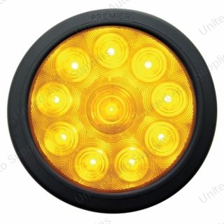 10 LED 4" Turn Signal Light Kit - Amber LED/Amber Lens