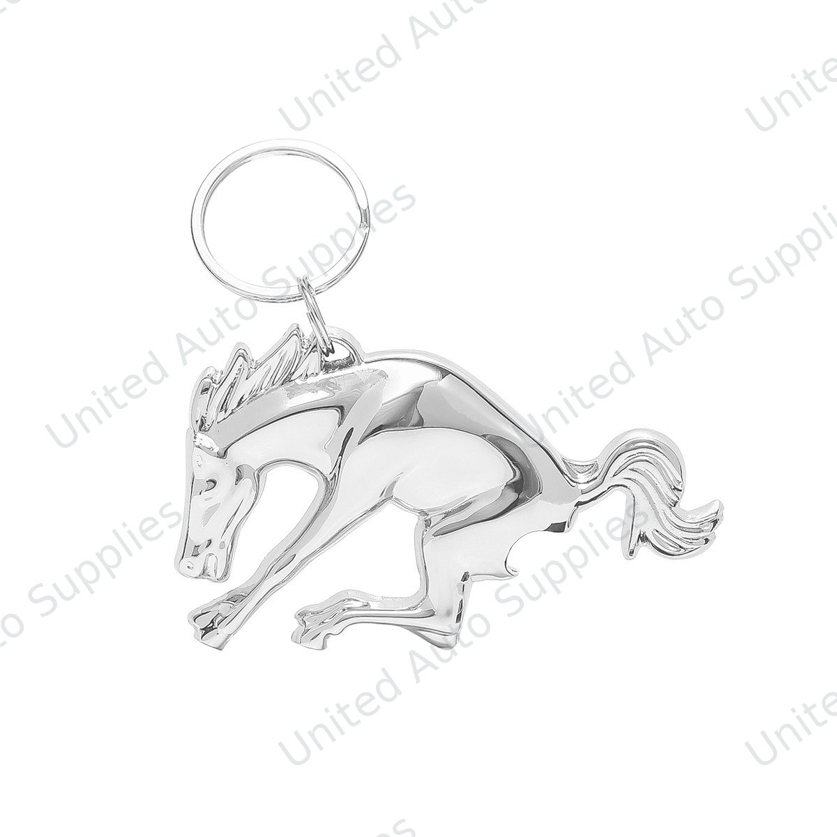Chrome Bucking Horse Keychain/Bottle Opener