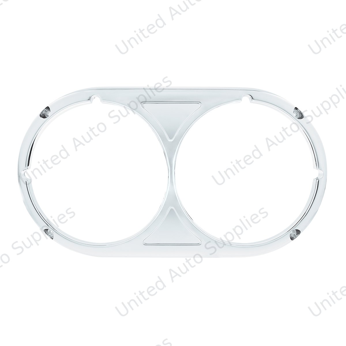 Chrome Plastic Headlight Bezel For 1967-1987 Peterbilt 359 - Original Style