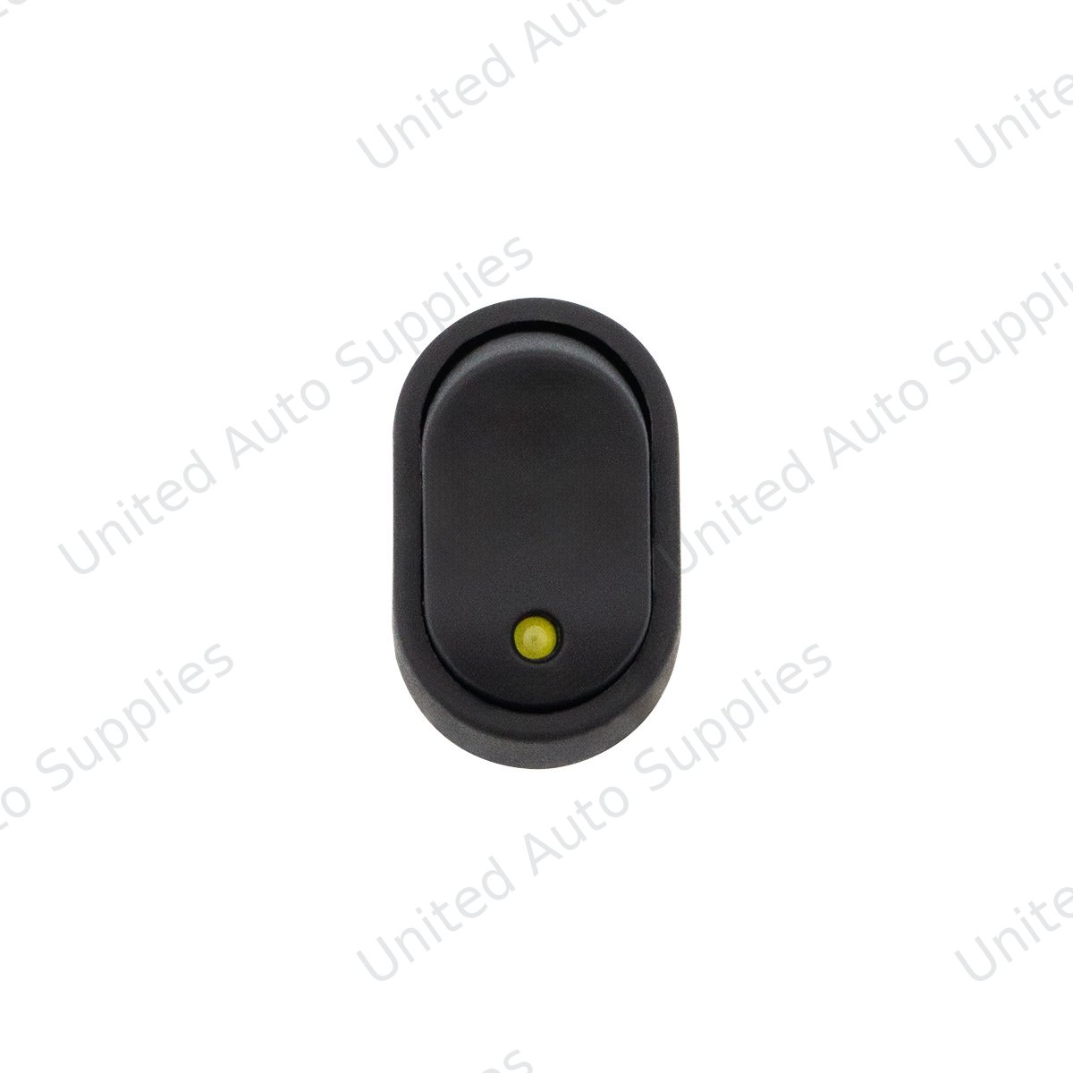 Amber LED Oval Rocker 16 Amp 12V On/Off 1/2" Dia. 1 Pc.