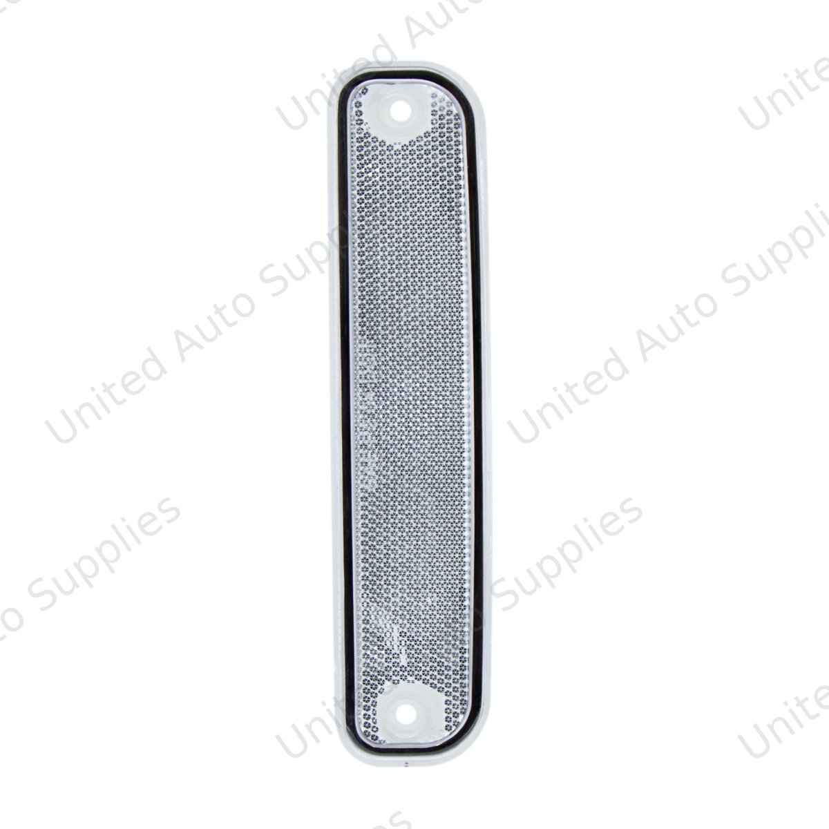 Side Marker Light With Stainless Steel Trim For 1973-80 Chevy Truck, Clear Lens
